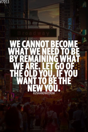 ... beginning of the rest of MY new life. The old book is closed and