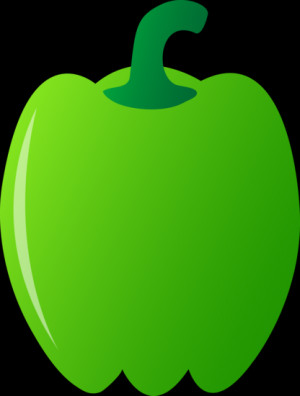 Green Bell Pepper Clip Art