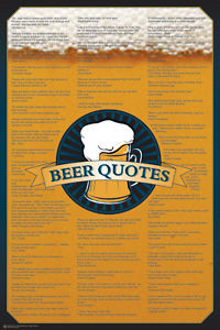 Details about BEER QUOTES POSTER 24