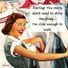 Vintage Housewife, Walks, Quotes, Retro Humor, Homemade Laundry ...
