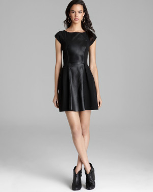 Quotation: Plenty by Tracy Reese Dress - Leather Contrast
