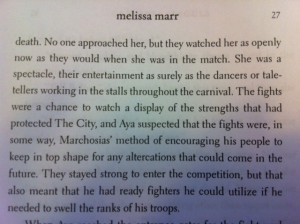 Carnival of Souls quote on the fights via @melissa_marr twitpic