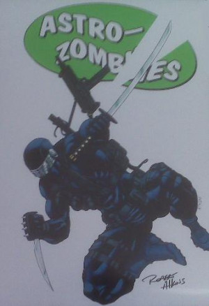 GI Joe Astro Zombies Exclusive Snake Eyes Print Signed By Robert