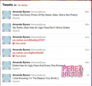 Amanda Bynes Has Called Lot