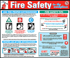 FIRE SAFETY WALL CHART