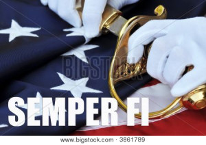 Picture or Photo of United States Marine Corps motto - Semper FI in ...