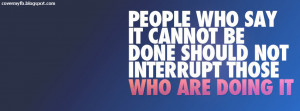 Fitness Quote Facebook Timeline Cover