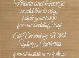 Cute Save the Date Sayings - Bing Images