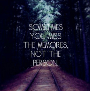 Thanks for the memories