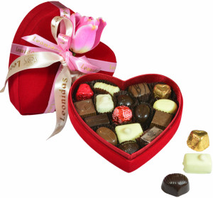 Heart Box Truffles Gift Our