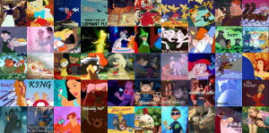 Walt Disney 50 Animated Motion Pictures 50 Disney Movie Icons