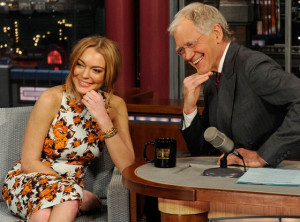 Lindsay Lohan Levels With David Letterman: 