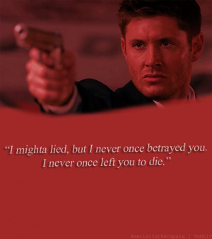 Supernatural Meme:- Four QuotesDean to Sam in Southern Comfort [3/4 ...