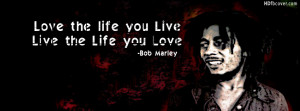 Bob Marley life Quotes Facebook Covers