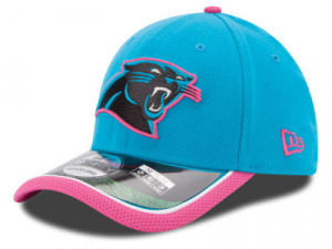 Carolina Panthers NFL 2014 Breast Cancer Awareness 39THIRTY Cap Hats
