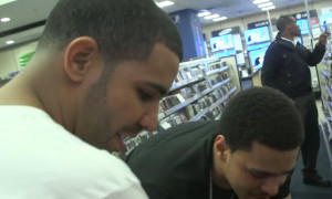 Drake And J. Cole Go To Best Buy To Buy The Whole Rack Of 