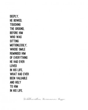 SIDDHARTHA // Hermann Hesse // quote poster by LuminousParticular