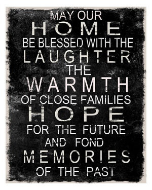 May your home be blessed with the laughter
