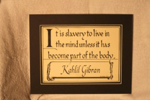 Famous quote by Kahlil Gibran via Etsy