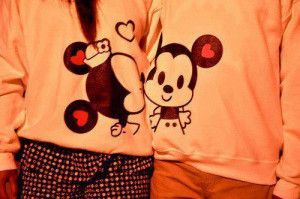 cartoons, colors, disney quotes, fashion, kiss, love, men, mickey ...