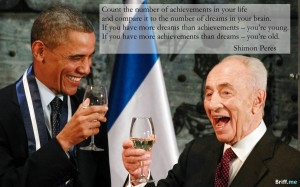 Inspirational Quotes: Shimon Peres about Dreams and Age