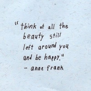 ... Anne Frank, but if you know it. That makes the definition and meaning