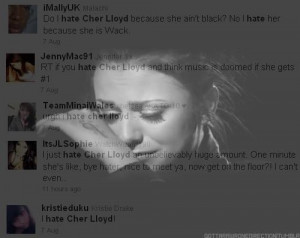 STOP HATING ON CHER! You dont know her! And if you dont like her, why ...