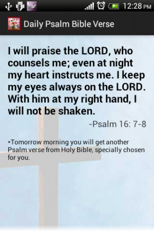 Daily Bible Verses Psalms Free - screenshot