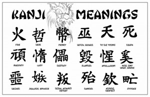 Tattoo Flash - Kanji Symbols