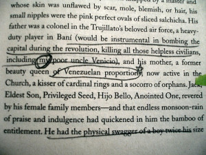 ... Wondrous Life of Oscar Wao, by Junot Diaz (by snippetsandexcerpts