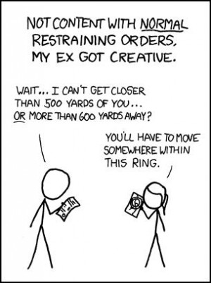 crap out of me xkcd thinks restraining orders are funny