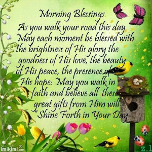 Morning Blessings