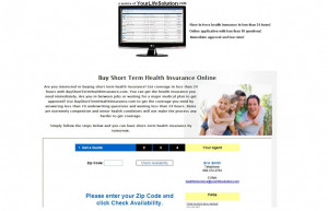 Buy Short Term Health Insurance from YourLifeSolution.com