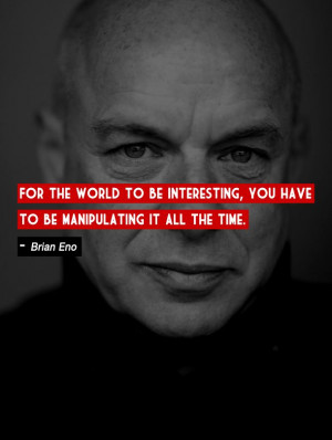 Brian Eno, English musician, composer, record producer, singer, and ...