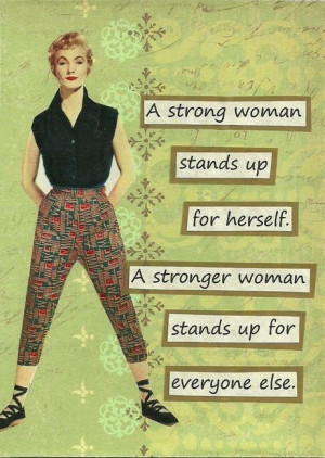 strong woman