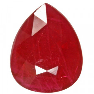 View Product Details: 3.03 carats pear shape ruby gemstone..