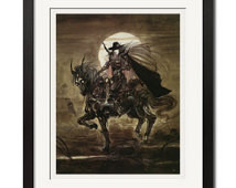 Vampire Hunter D x Yoshitaka Amano D-Icon Sorcerer Poster Print ...
