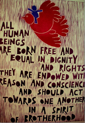 All Human Beings Are Born Free And Equal In Dignity And Rights.