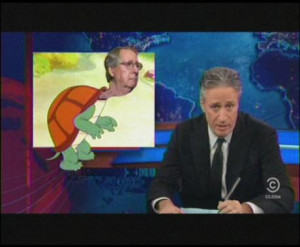 Hey Jon Stewart, You Gotta Stop Making Fun of Mitch McConnell’s Face