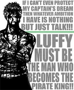 Because without Zoro, Luffy would have been dead a long time ago ...