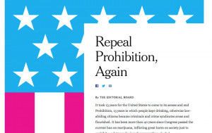 The New York Times Just Took a Major Stand on Marijuana Legalization