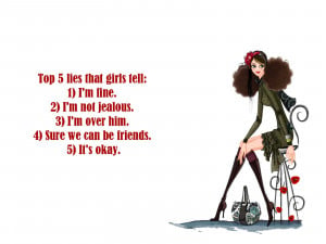 khyatikothari.comTop 5 lies that girls tell: