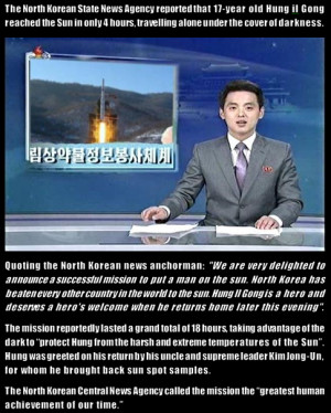 but it is all over the internet i don t think north koreans are stupid ...