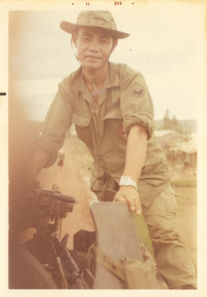 Kit Carson Scout, known as a Tiger Scout in the 9th Inf. Div., who was ...