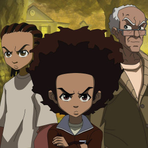 the-boondocks-main-characters-riley-freeman-left-huey-freeman-center ...