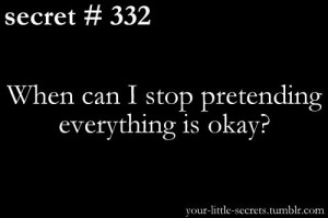 everything is okay that i m happy and that i m over it i m not will i ...