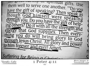 Peter 4:11