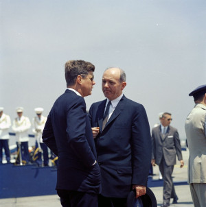 President Kennedy and Dean Rusk
