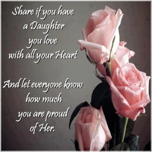 Share if you have a daughter you love with all your heart.