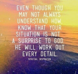 God will work it out #assurance